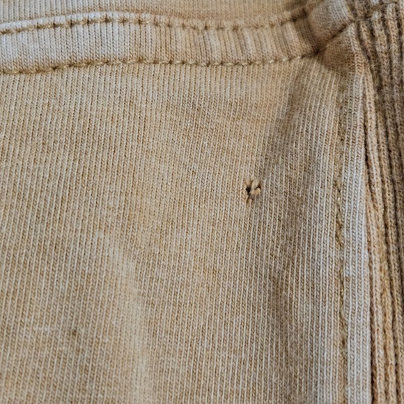 FreePeople Movement S Camel Wash Seam Leggings Ribbed Waist Athleisure Yoga Gym - Picture 6 of 10